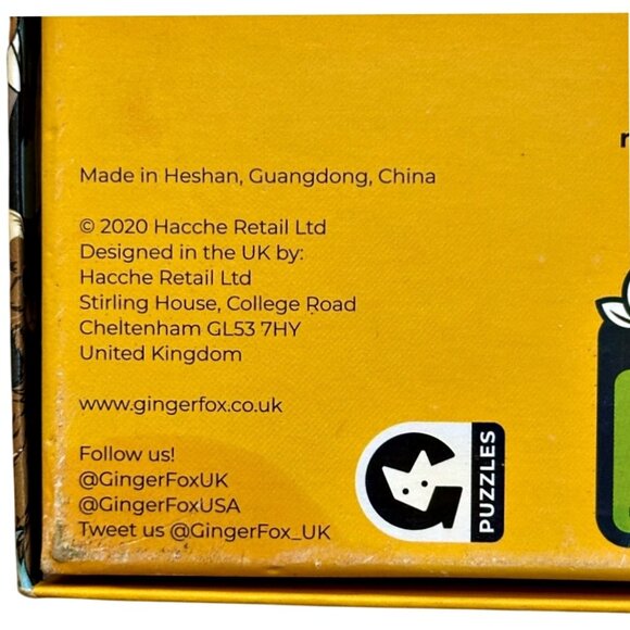 Celebri Cats 1000 Piece Jigsaw Puzzle with Poster Ginger Fox MINT - COMPLETE - Picture 11 of 12